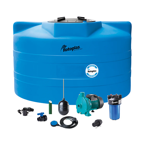 Cisterna Rotoplas 2,800 lts Equipada