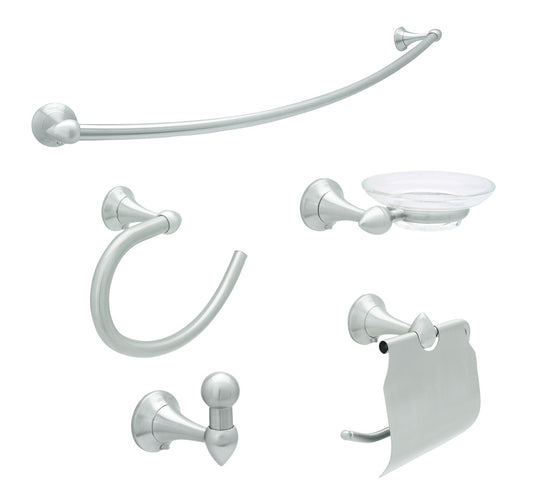 JGO DE ACCESORIOS ACAB. CROMO  URREA 3100