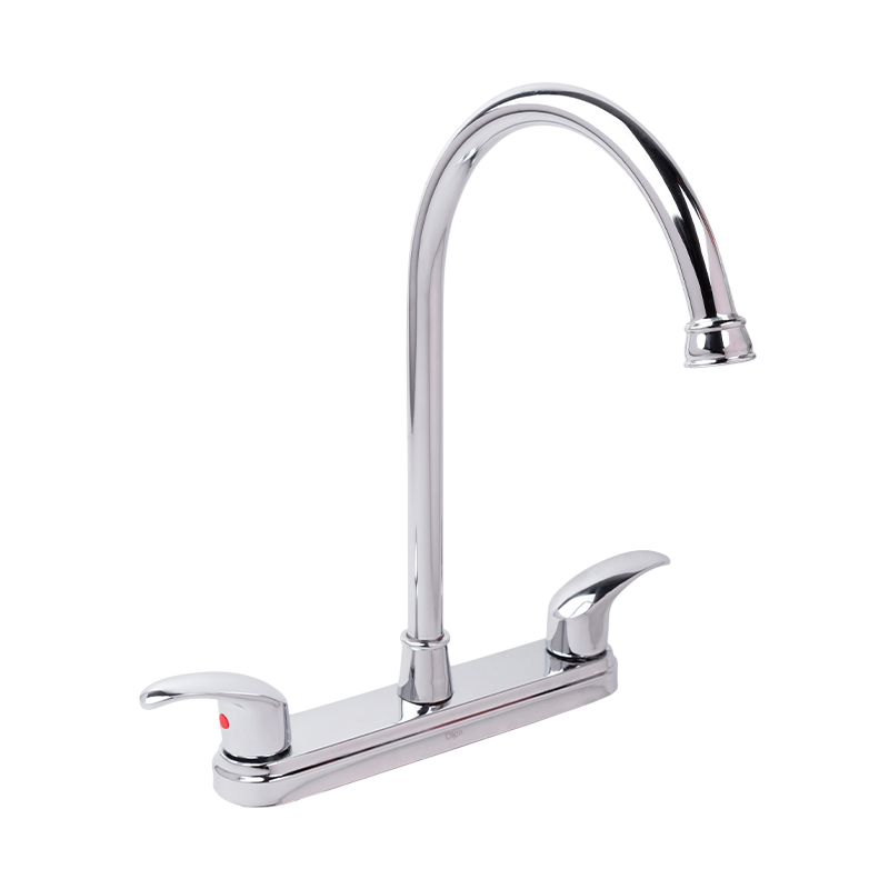 MEZCLADORA 8" CUELLO ALTO PARA FREAGADERO CROMO ECOLÓGICO
