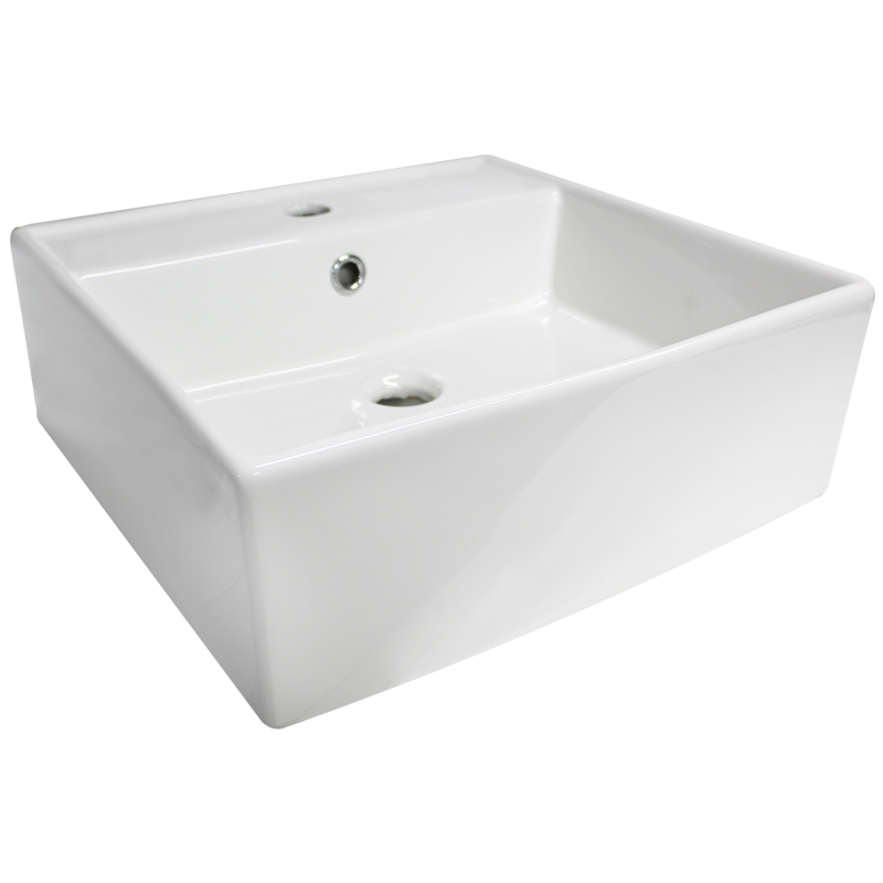 LAVABO BLANCO CUADRATO CATO