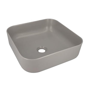LAVABO DE SOBREPONER SERRA CUADRADO GRIS MATE URREA