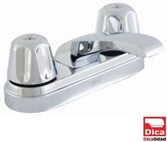 MEZCLADORA DE 4" PARA LAVABO CON CUBIERTA