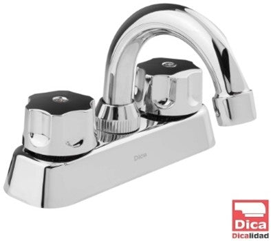 MEZCLADORA DE 4 PULGADAS PARA LAVABO TIPO BAR CUELLO CORTO