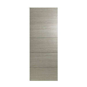 PUERTA PREMIUM 4 LINEAS GRIS 90 * 210 CM