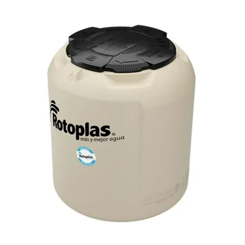 TINACO PLUS 450 LTS ROTOPLAS BEIGE CON ACCS
