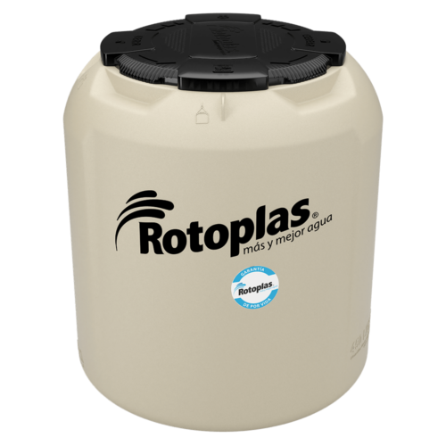 TINACO PLUS 450 LTS ROTOPLAS BEIGE CON ACCS