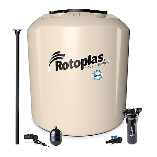 ROTOPLAS TINACO PLUS TRICAPA BEIGE  2500 LTS.