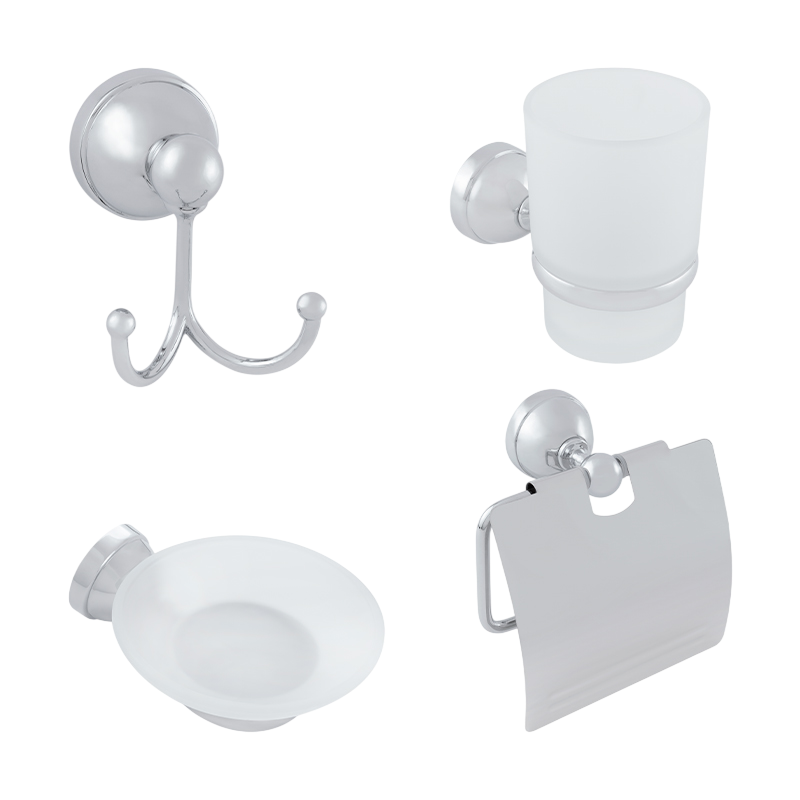 JUEGO DE ACCESORIOS PARA BAÑO 4 PIEZAS