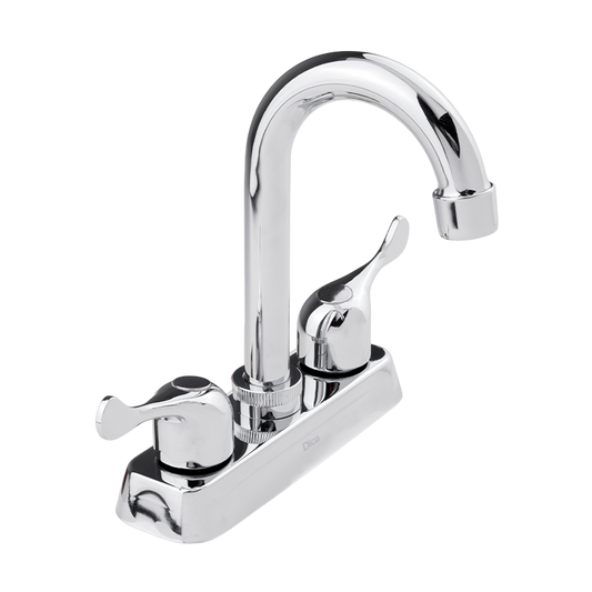 MEZCLADORA 4" PARA LAVABO CROMO ECOLÓGICO