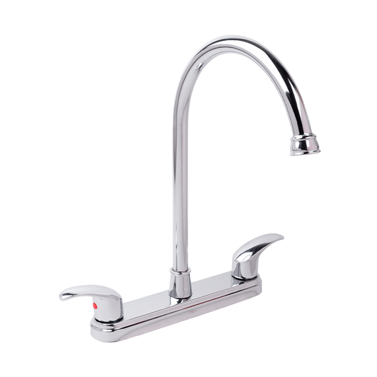 MEZCLADORA 8" CUELLO ALTO PARA FREAGADERO CROMO ECOLÓGICO