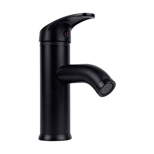 MONOMANDO CORTO PARA LAVABO NEGRO ECOLÓGICO