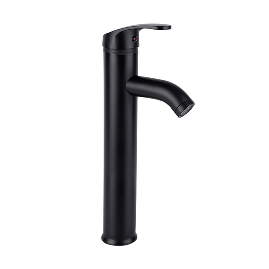 MONOMANDO ALTO PARA LAVABO NEGRO ECOLÓGICO