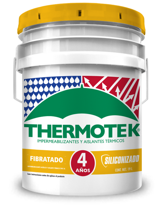 Impermeabilizante Thermotek 4 años Fibratado