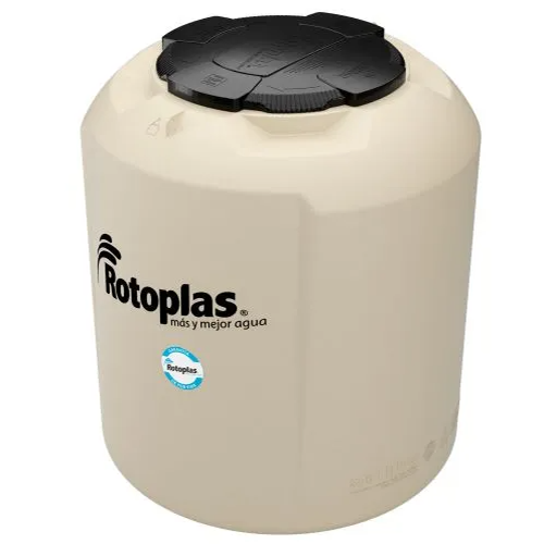 TINACO PLUS 800 LTS ROTOPLAS BEIGE CON ACCS