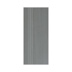 PUERTA MULTIPANEL GRIS 3L VERTICAL GRAY 90X210