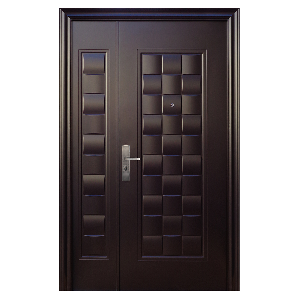 PUERTA DE SEGURIDAD LUXURY LINEA 100% ACERO CON FIJO